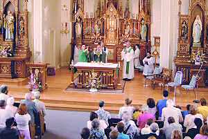 photo of St. Mary Parish in Pine Bluff 150th anniversary Mass