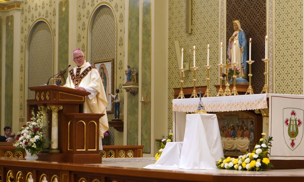Bishop Hying Preaching