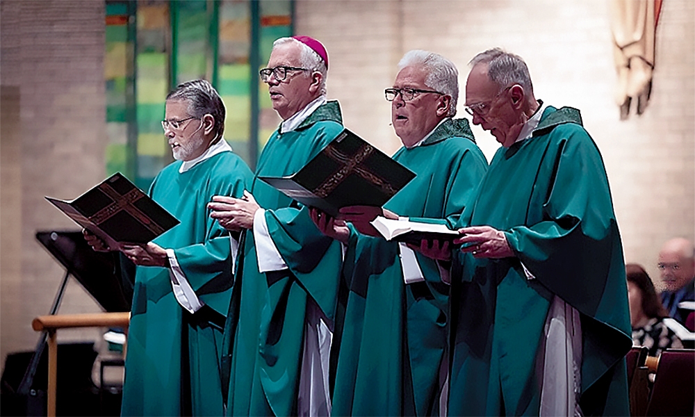 Fr. Brian Wilk installed as pastor of Our Lady Queen of Peace Parish in Madison