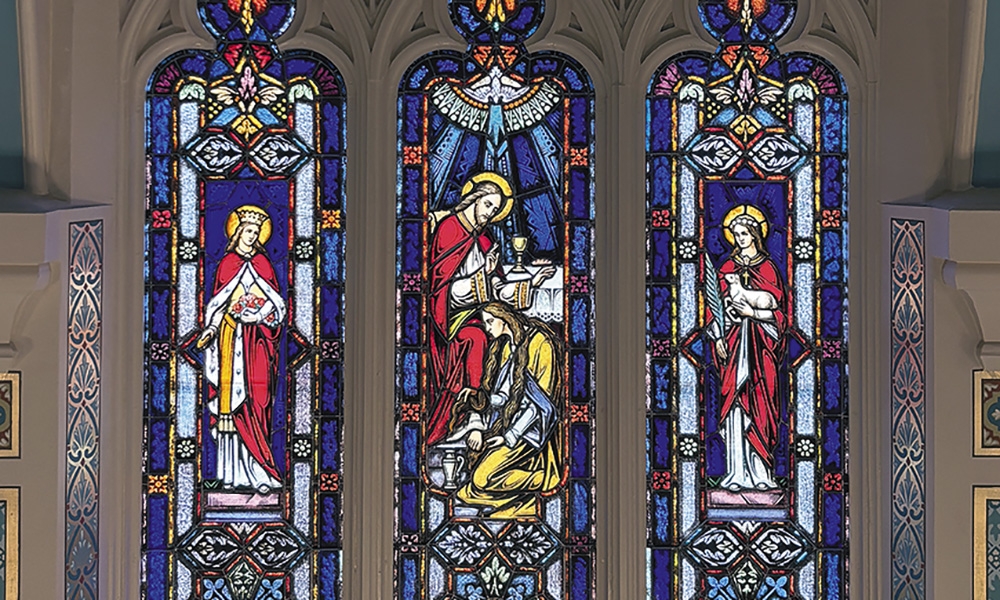 Stunningly restored stained glass graces new cathedral