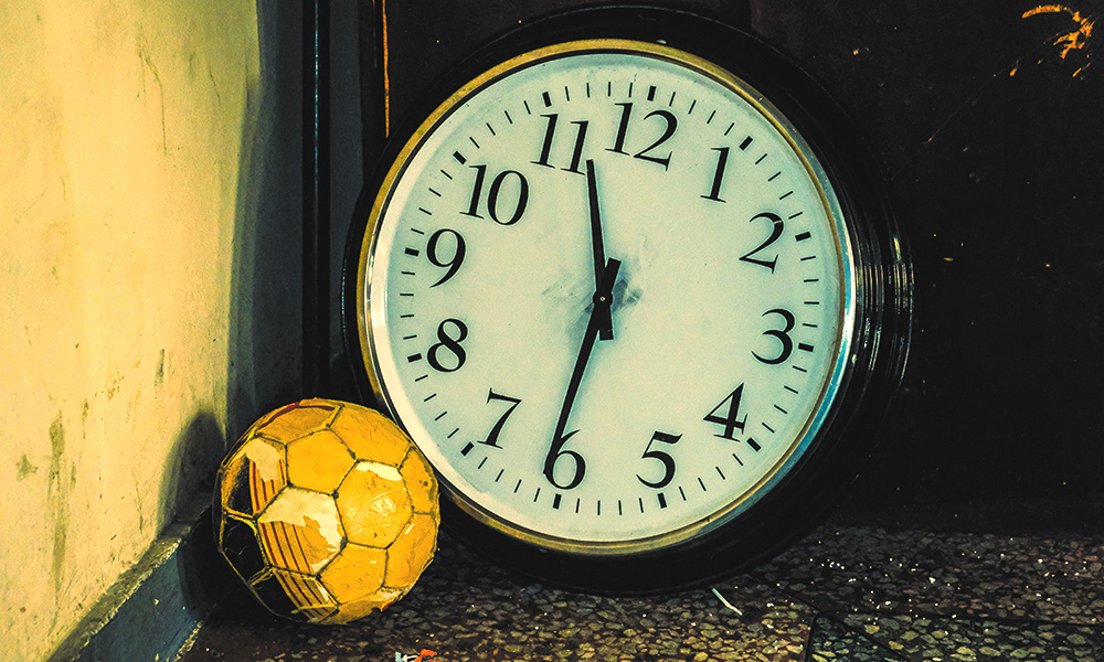 It’s all stoppage time