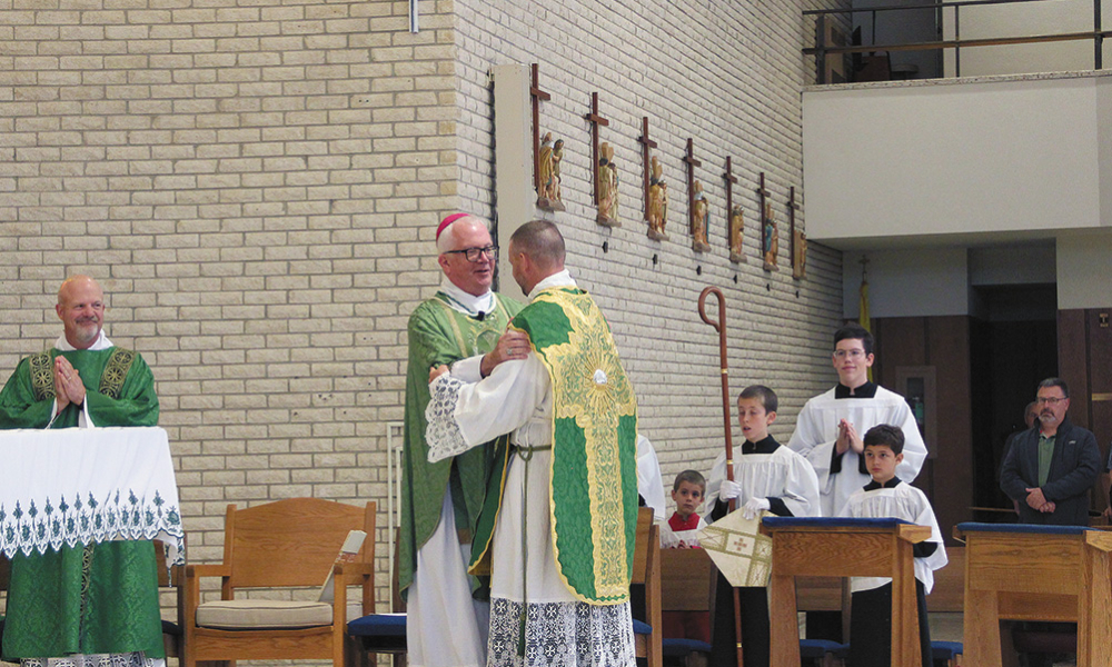 Fr. Greg Ihm installed as pastor of St. Dominic Parish
