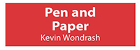 "Pen and Paper" by Kevin Wondrash logo